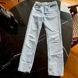 Agolde Lana low rise vintage straight jeans